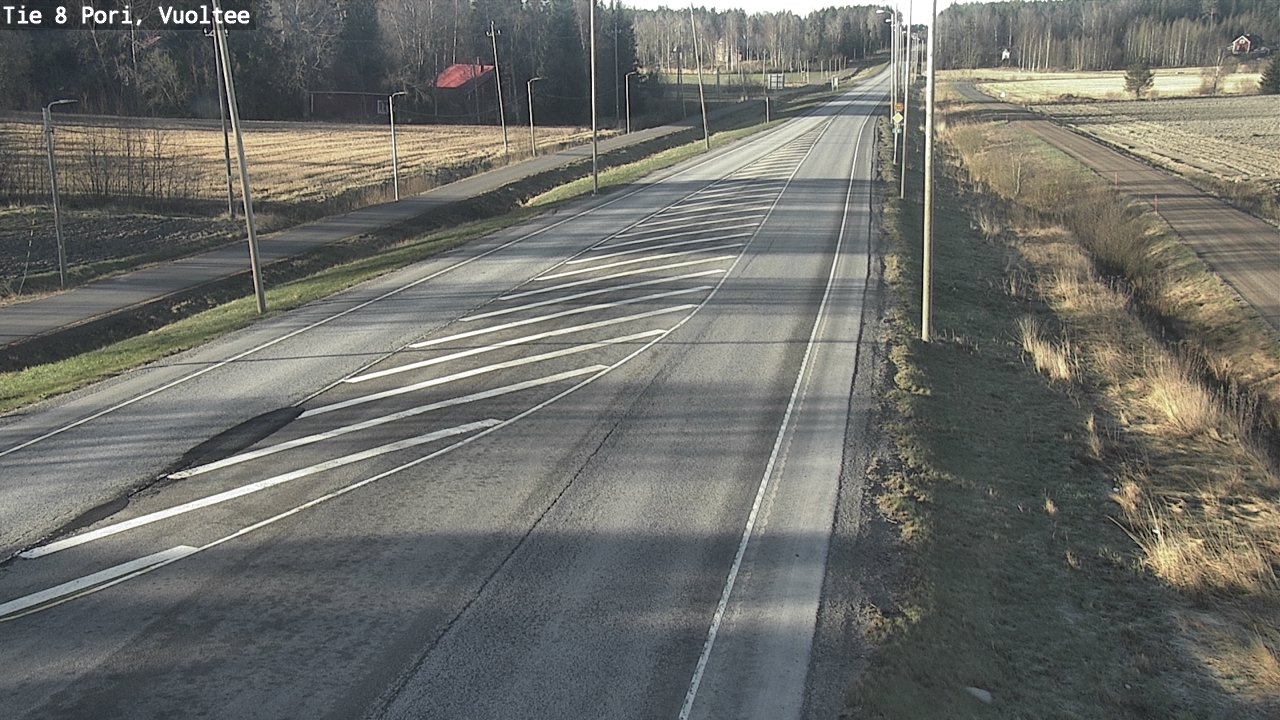 Kelikamerat Kuva Tie 8 Pori, Vuoltee, Pori, Satakunta