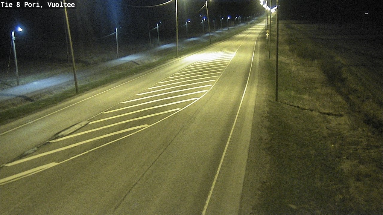 Weather Camera Image Väg 8 Björneborg, Vuoltee, Pori, Satakunta