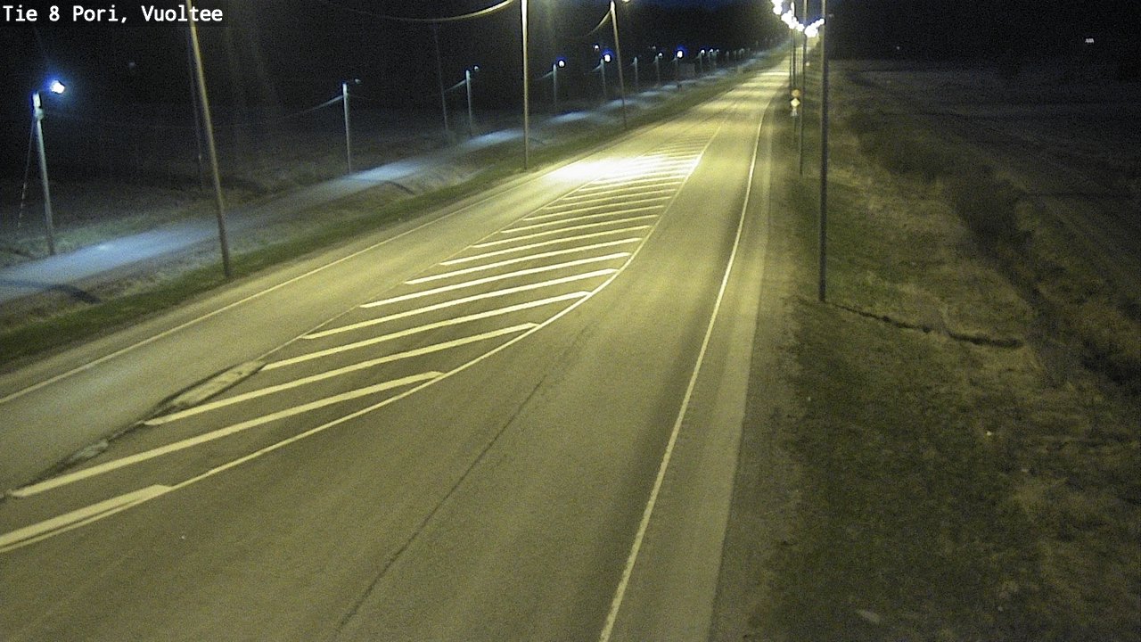 Weather Camera Image Väg 8 Björneborg, Vuoltee, Pori, Satakunta