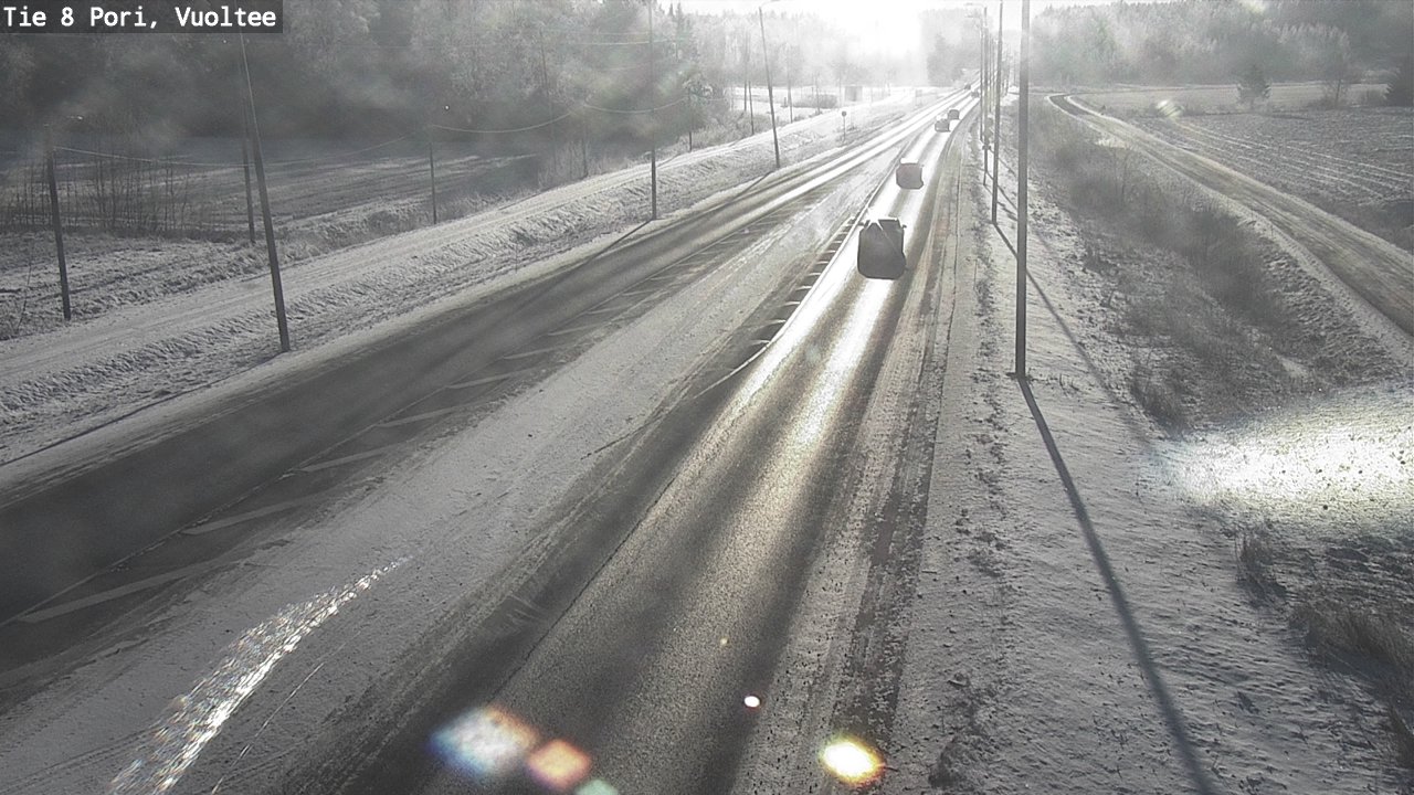 Weather Camera Image Road 8 Pori, Vuoltee, Pori, Satakunta