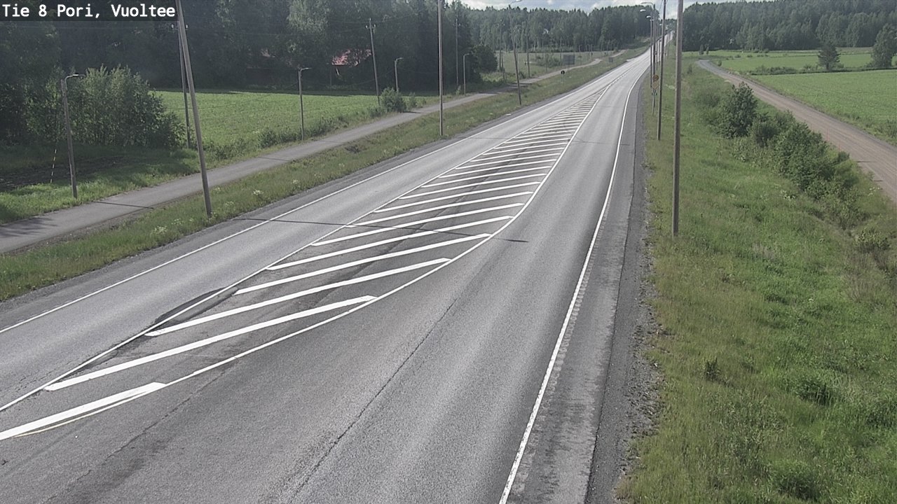 Kelikamerat Kuva Tie 8 Pori, Vuoltee, Pori, Satakunta