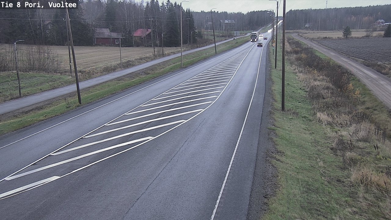 Kelikamerat Kuva Tie 8 Pori, Vuoltee, Pori, Satakunta