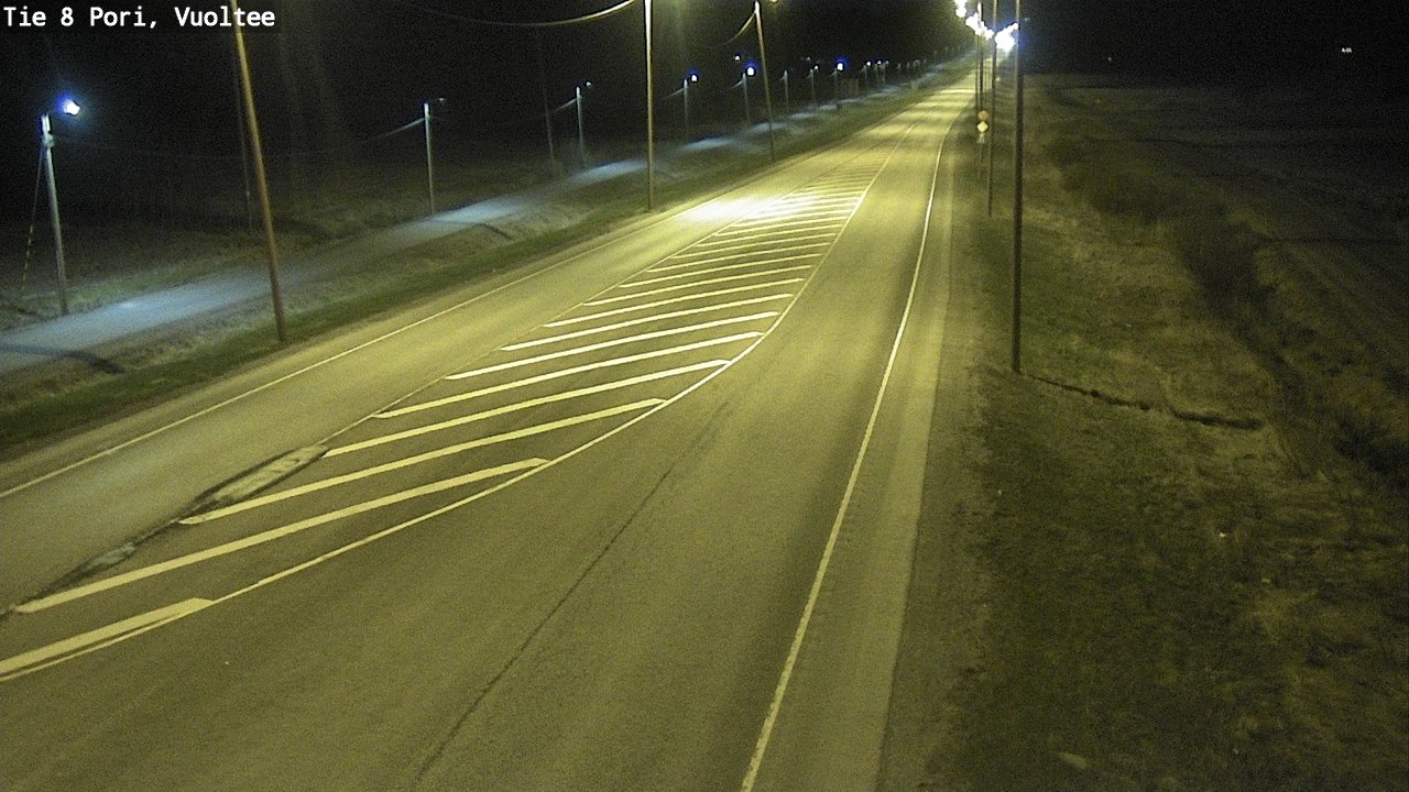 Weather Camera Image Väg 8 Björneborg, Vuoltee, Pori, Satakunta