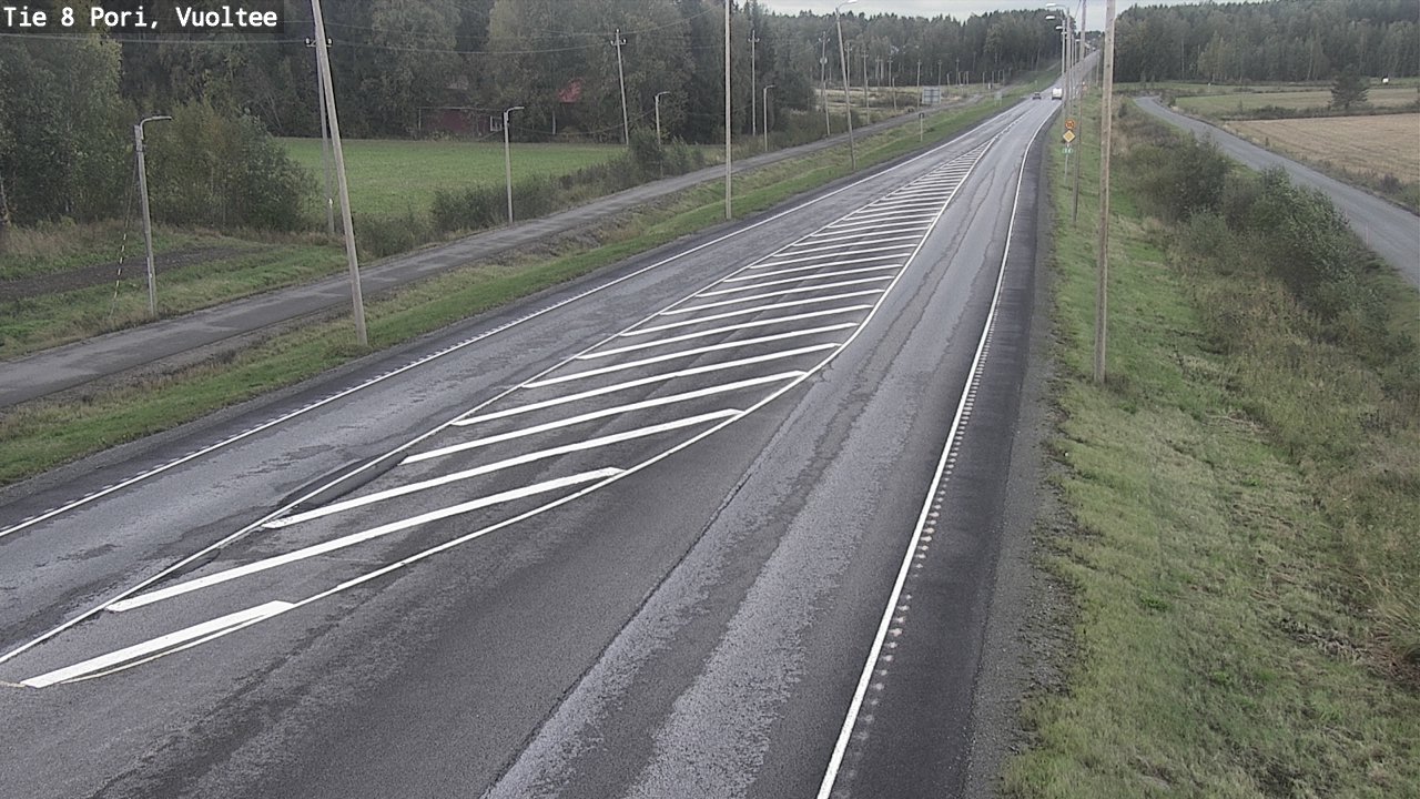 Weather Camera Image Road 8 Pori, Vuoltee, Pori, Satakunta