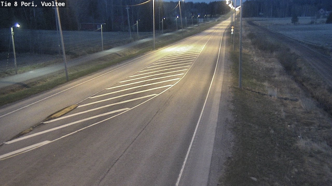 Weather Camera Image Väg 8 Björneborg, Vuoltee, Pori, Satakunta
