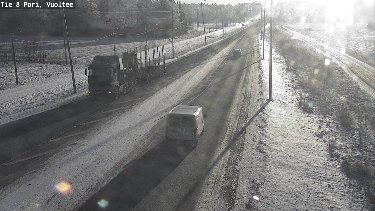 Weather Camera Image Väg 8 Björneborg, Vuoltee, Pori, Satakunta