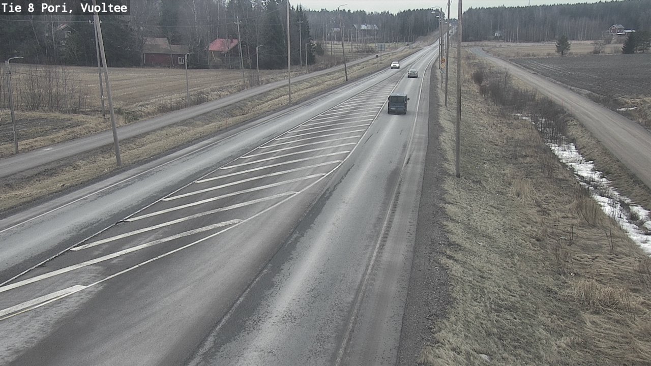 Weather Camera Image Väg 8 Björneborg, Vuoltee, Pori, Satakunta