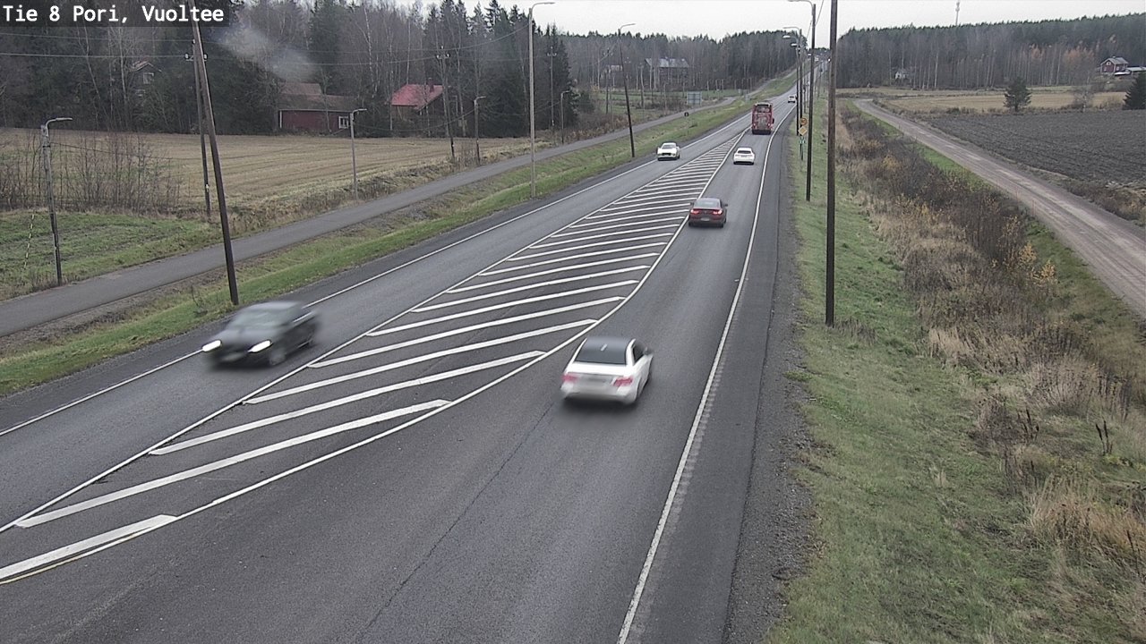 Kelikamerat Kuva Tie 8 Pori, Vuoltee, Pori, Satakunta