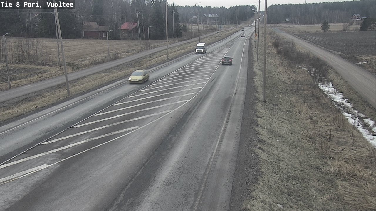 Weather Camera Image Road 8 Pori, Vuoltee, Pori, Satakunta