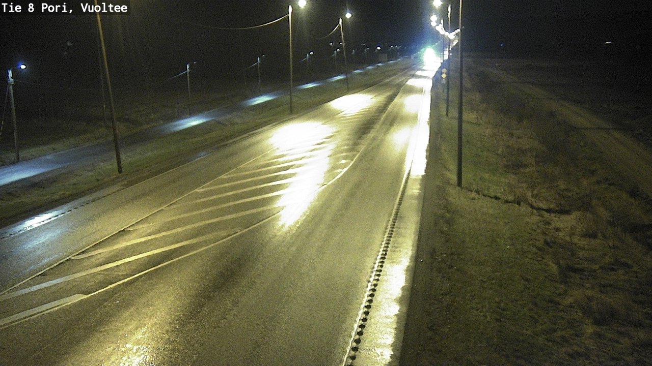 Weather Camera Image Road 8 Pori, Vuoltee, Pori, Satakunta