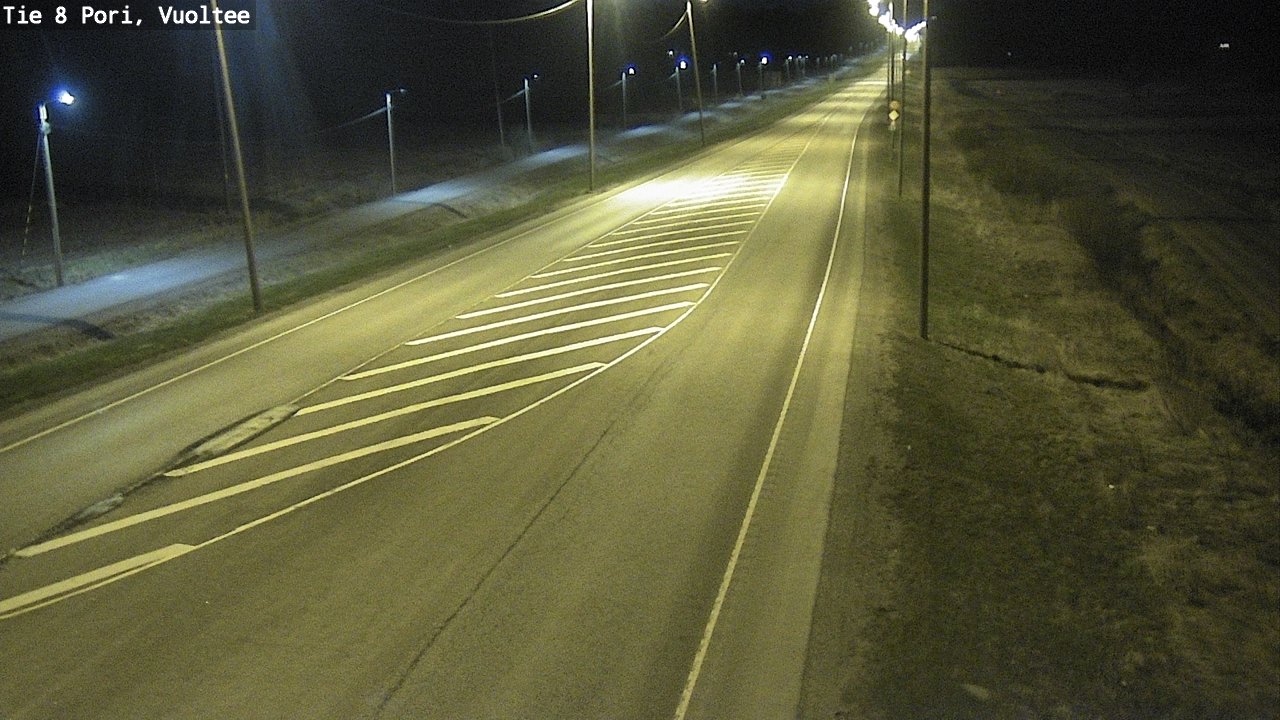 Weather Camera Image Väg 8 Björneborg, Vuoltee, Pori, Satakunta