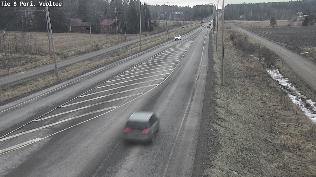 Weather Camera Image Road 8 Pori, Vuoltee, Pori, Satakunta