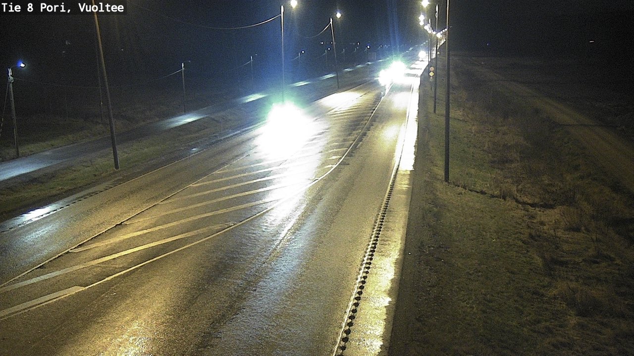 Weather Camera Image Road 8 Pori, Vuoltee, Pori, Satakunta