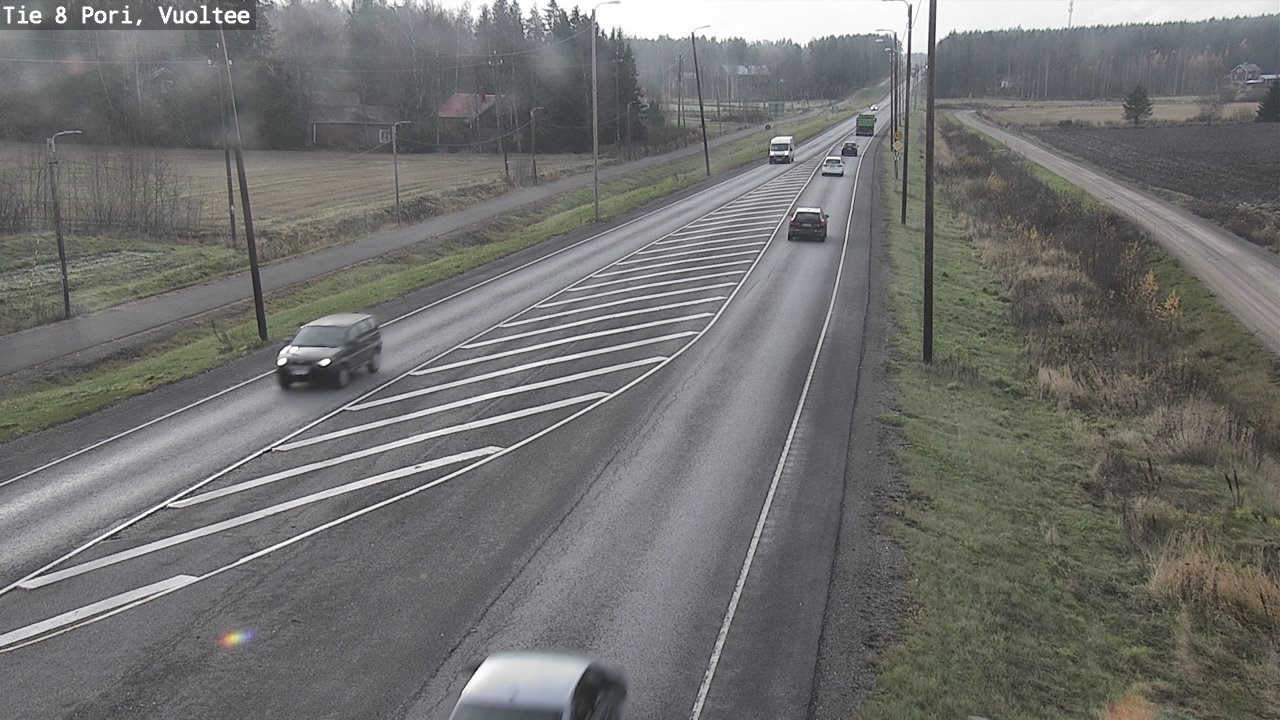 Kelikamerat Kuva Tie 8 Pori, Vuoltee, Pori, Satakunta