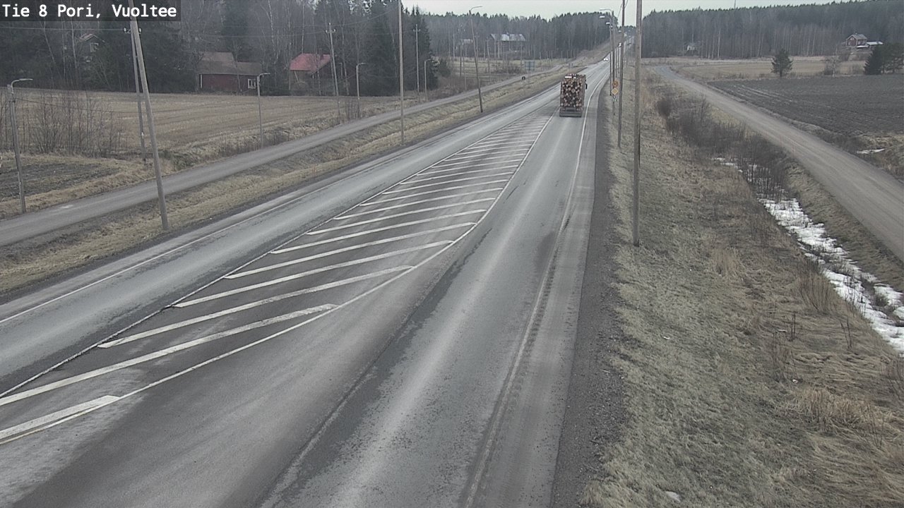 Weather Camera Image Väg 8 Björneborg, Vuoltee, Pori, Satakunta