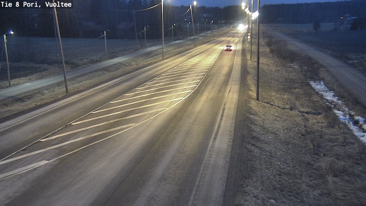 Weather Camera Image Road 8 Pori, Vuoltee, Pori, Satakunta