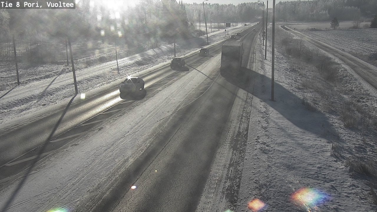 Weather Camera Image Road 8 Pori, Vuoltee, Pori, Satakunta