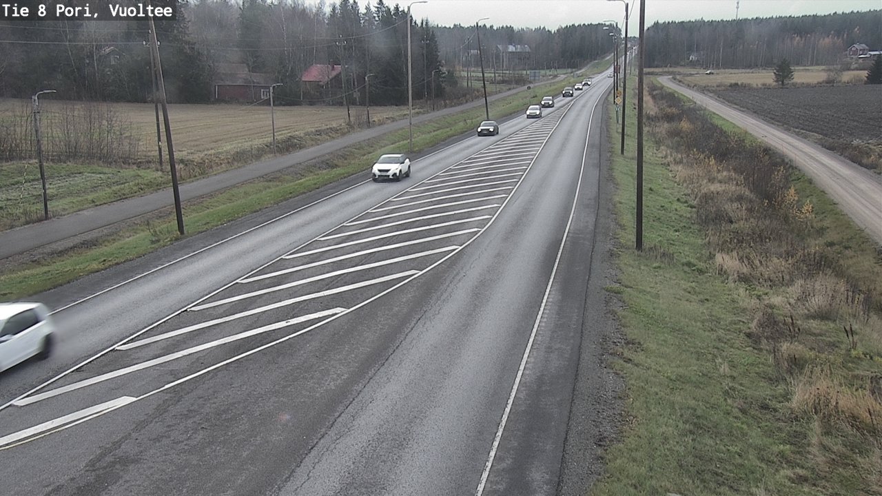 Kelikamerat Kuva Tie 8 Pori, Vuoltee, Pori, Satakunta