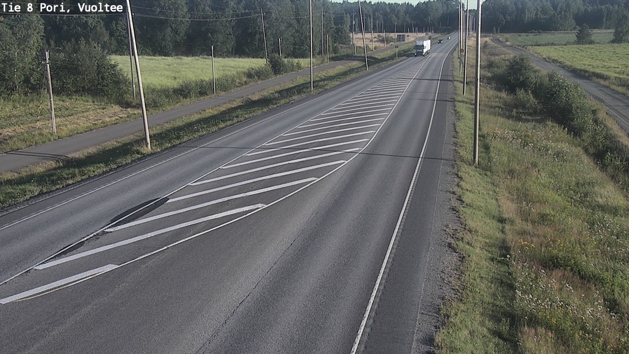 Kelikamerat Kuva Tie 8 Pori, Vuoltee, Pori, Satakunta