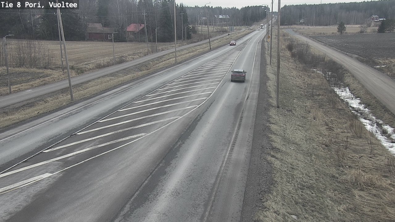 Weather Camera Image Väg 8 Björneborg, Vuoltee, Pori, Satakunta