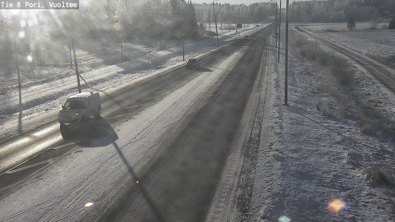 Weather Camera Image Väg 8 Björneborg, Vuoltee, Pori, Satakunta