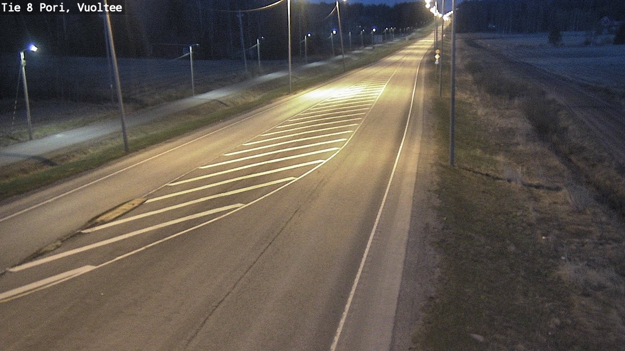 Weather Camera Image Väg 8 Björneborg, Vuoltee, Pori, Satakunta