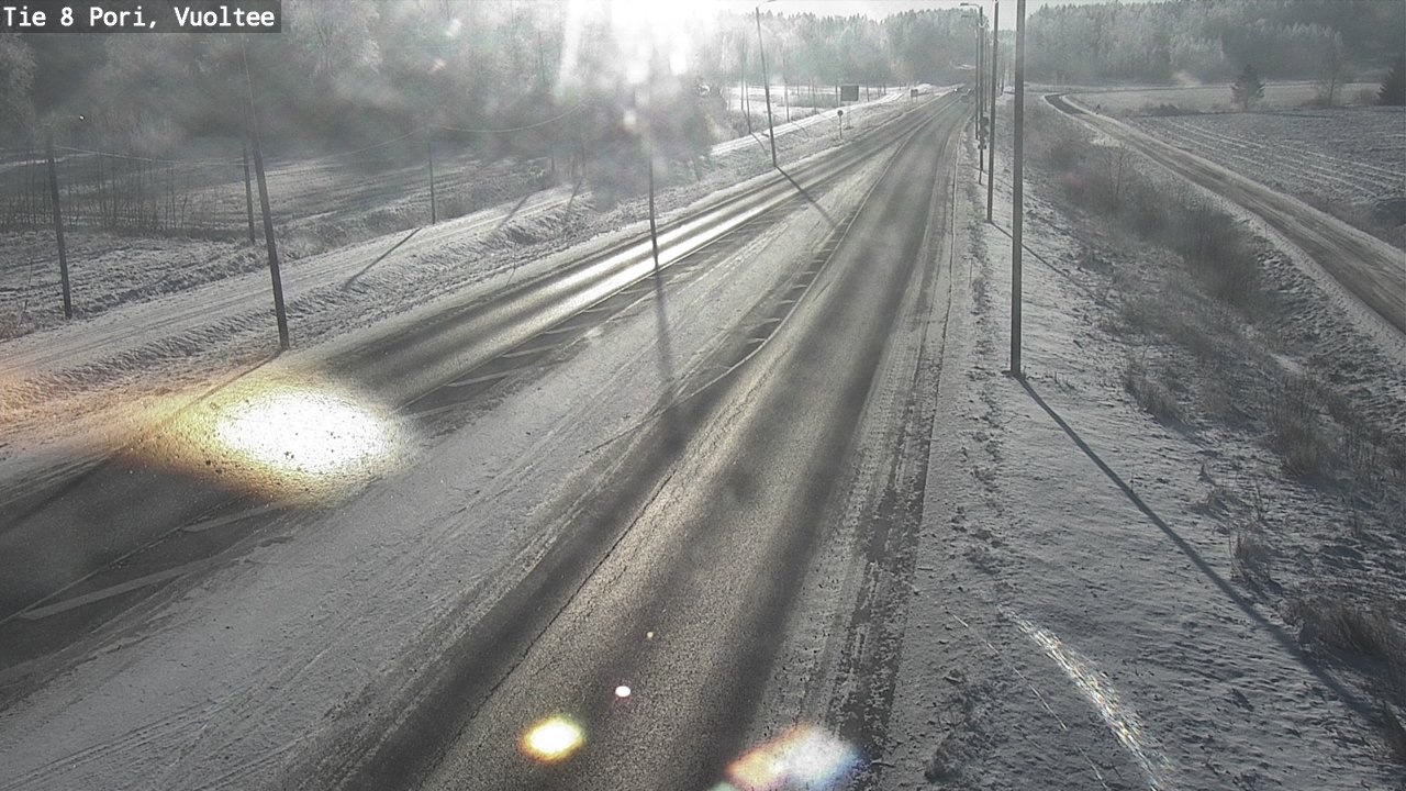 Weather Camera Image Road 8 Pori, Vuoltee, Pori, Satakunta