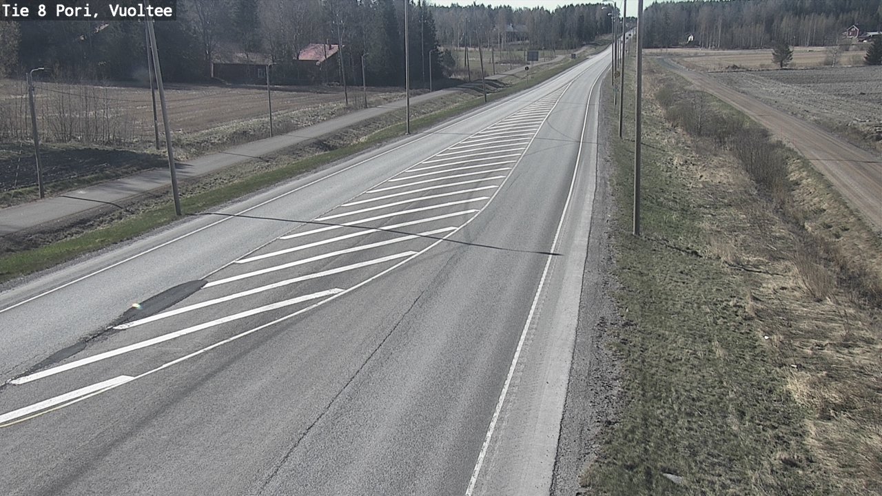 Kelikamerat Kuva Tie 8 Pori, Vuoltee, Pori, Satakunta