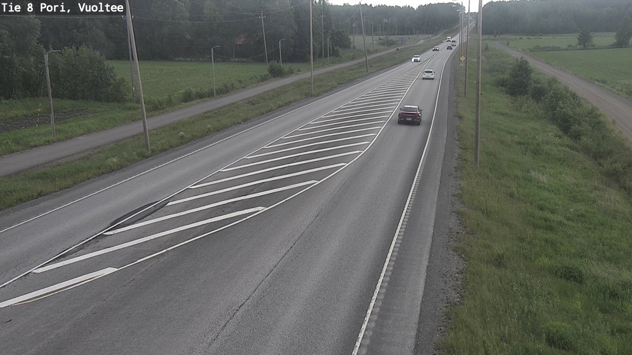Kelikamerat Kuva Tie 8 Pori, Vuoltee, Pori, Satakunta