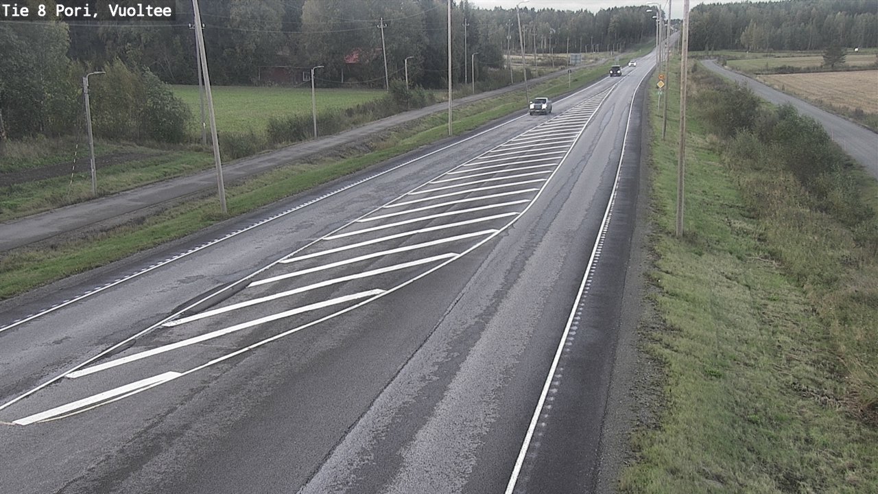 Weather Camera Image Road 8 Pori, Vuoltee, Pori, Satakunta