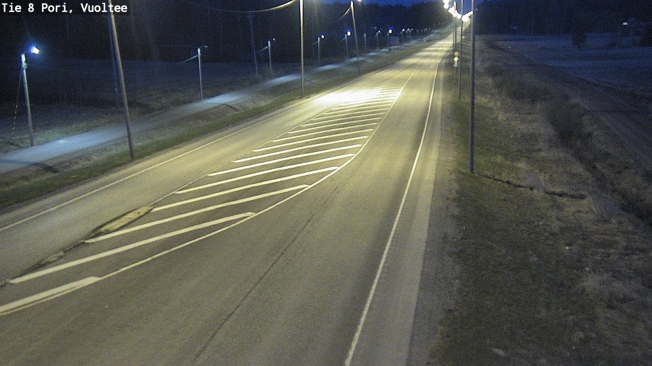 Weather Camera Image Väg 8 Björneborg, Vuoltee, Pori, Satakunta