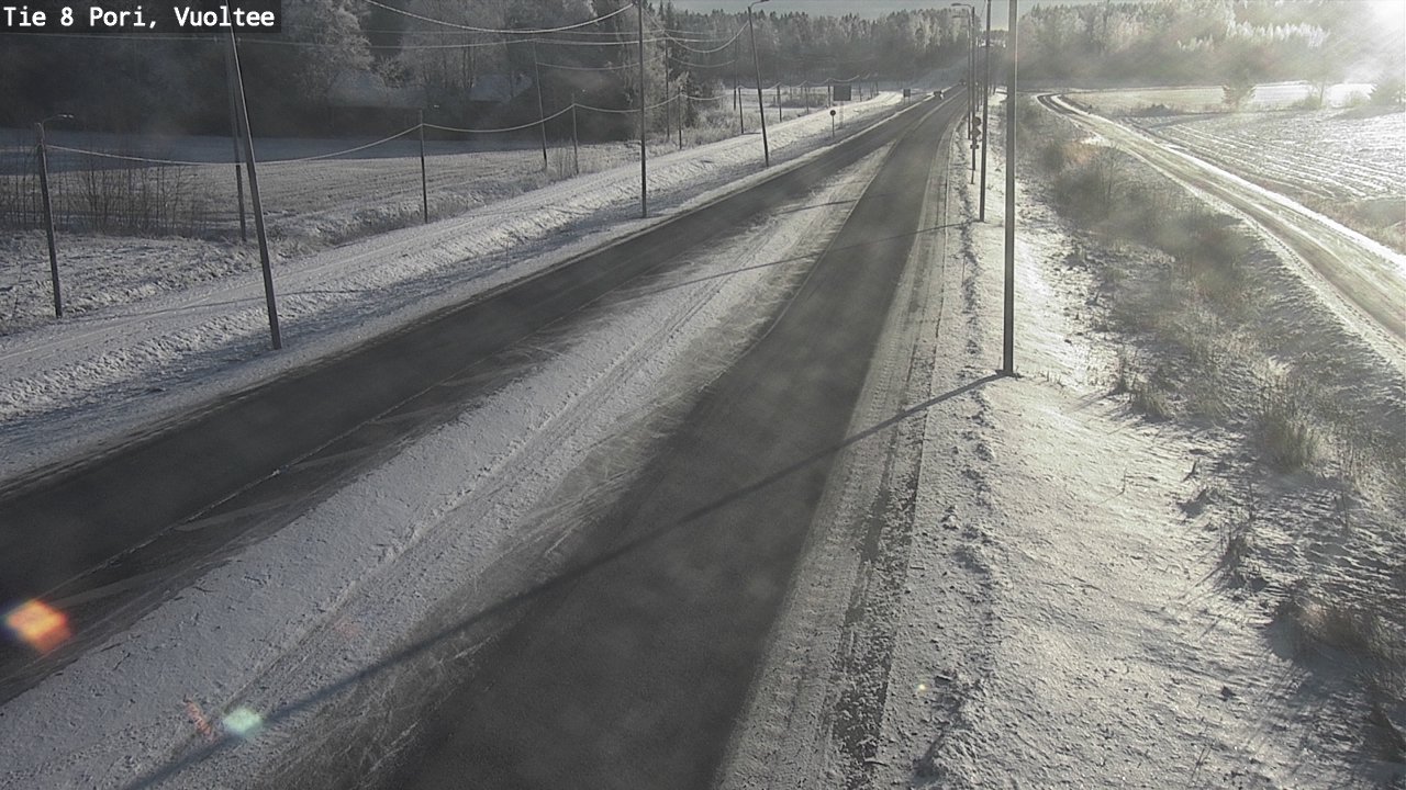 Kelikamerat Kuva Tie 8 Pori, Vuoltee, Pori, Satakunta