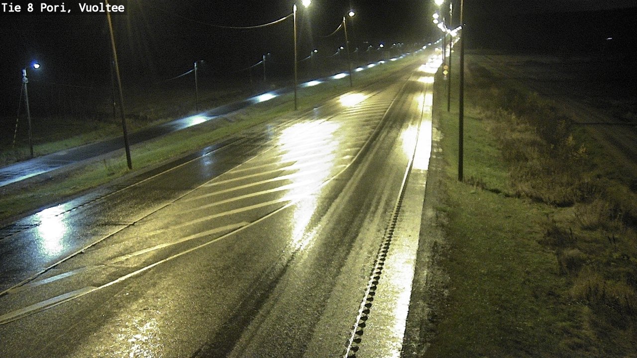Weather Camera Image Väg 8 Björneborg, Vuoltee, Pori, Satakunta
