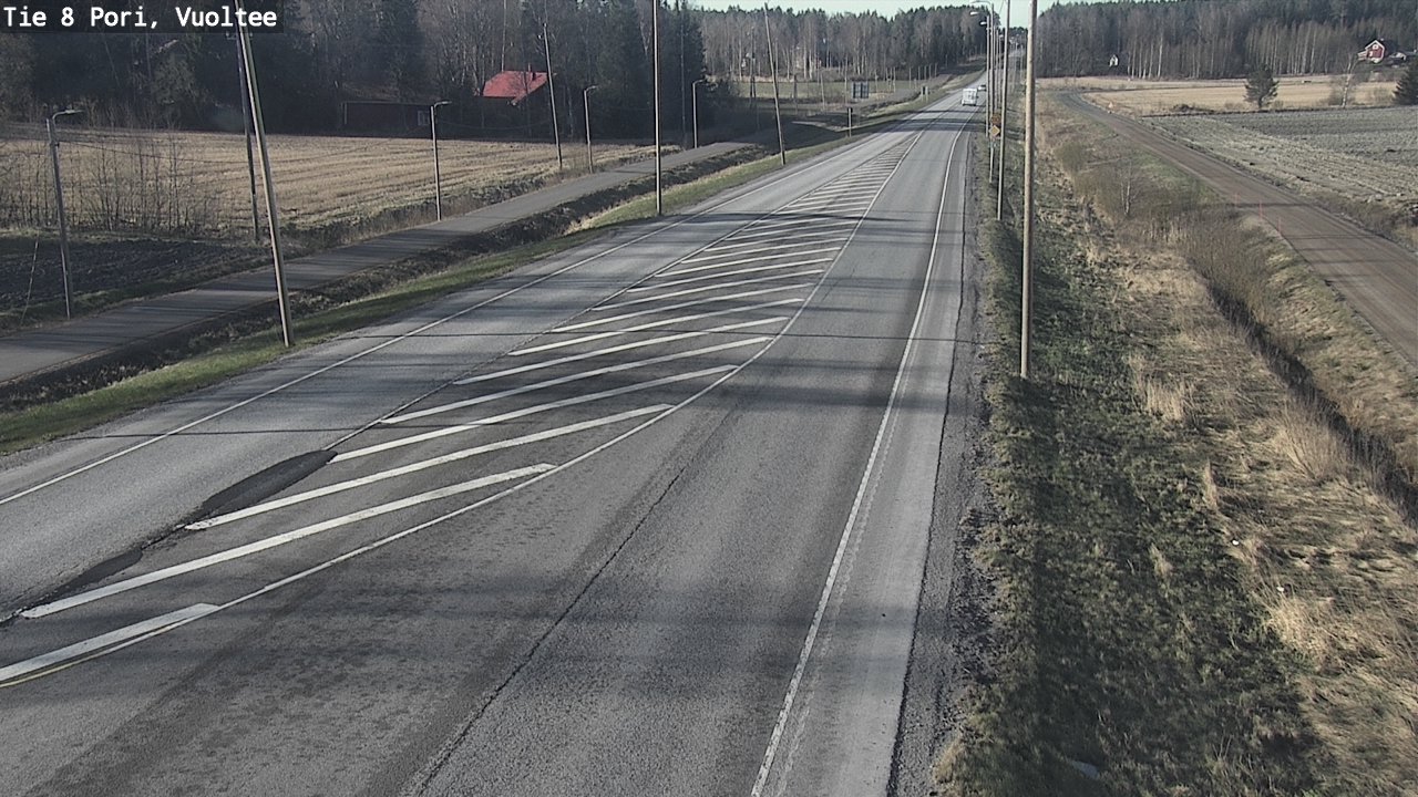 Kelikamerat Kuva Tie 8 Pori, Vuoltee, Pori, Satakunta