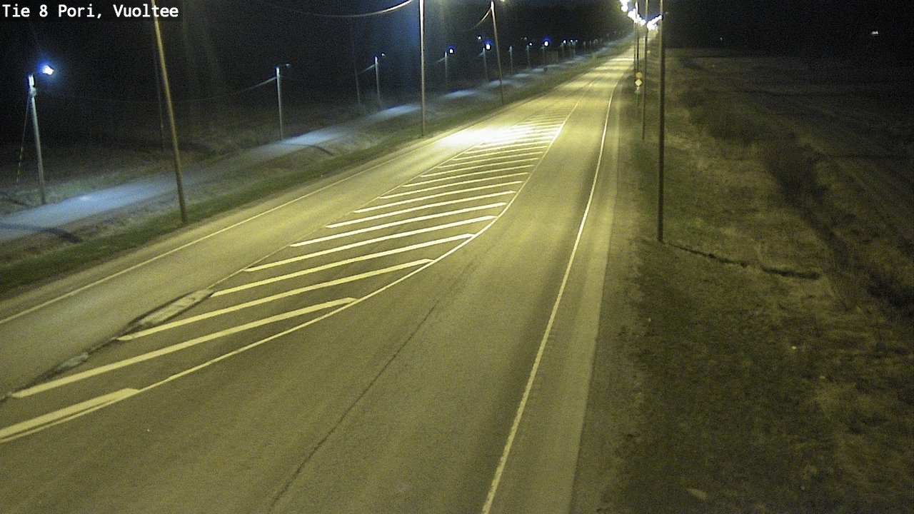 Weather Camera Image Väg 8 Björneborg, Vuoltee, Pori, Satakunta