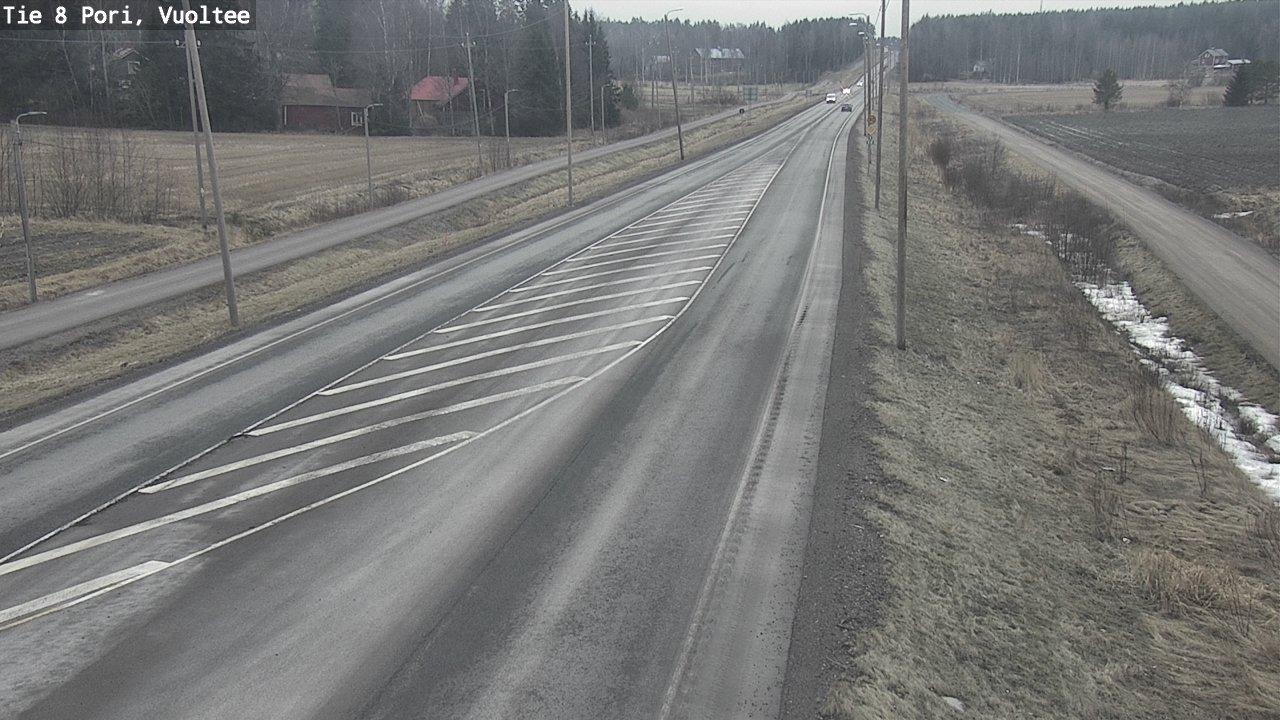 Weather Camera Image Road 8 Pori, Vuoltee, Pori, Satakunta