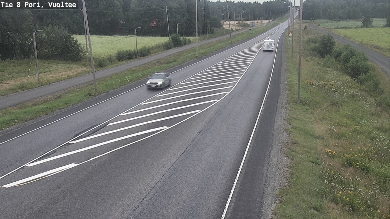 Weather Camera Image Road 8 Pori, Vuoltee, Pori, Satakunta