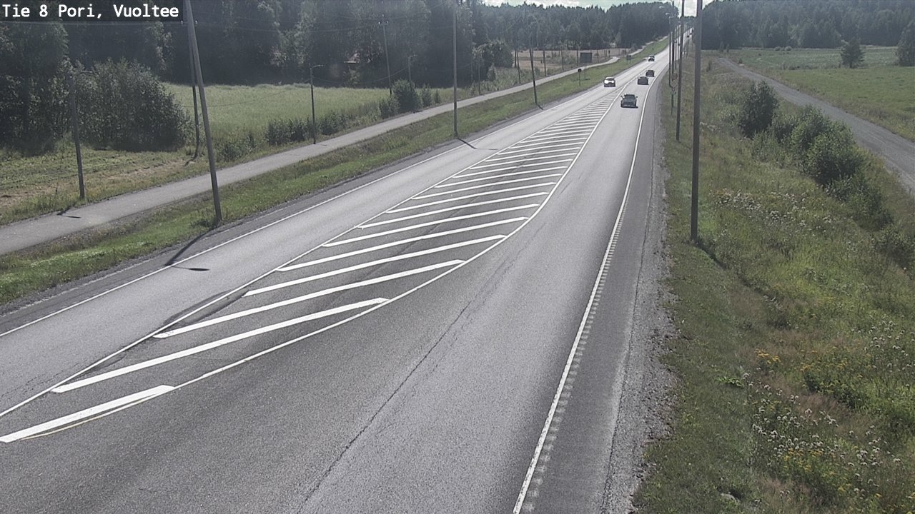 Kelikamerat Kuva Tie 8 Pori, Vuoltee, Pori, Satakunta