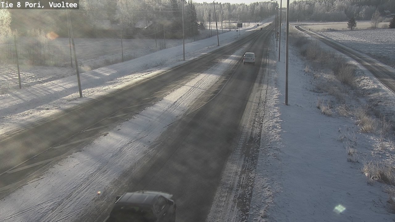 Weather Camera Image Väg 8 Björneborg, Vuoltee, Pori, Satakunta