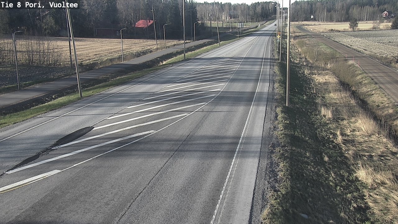 Weather Camera Image Road 8 Pori, Vuoltee, Pori, Satakunta
