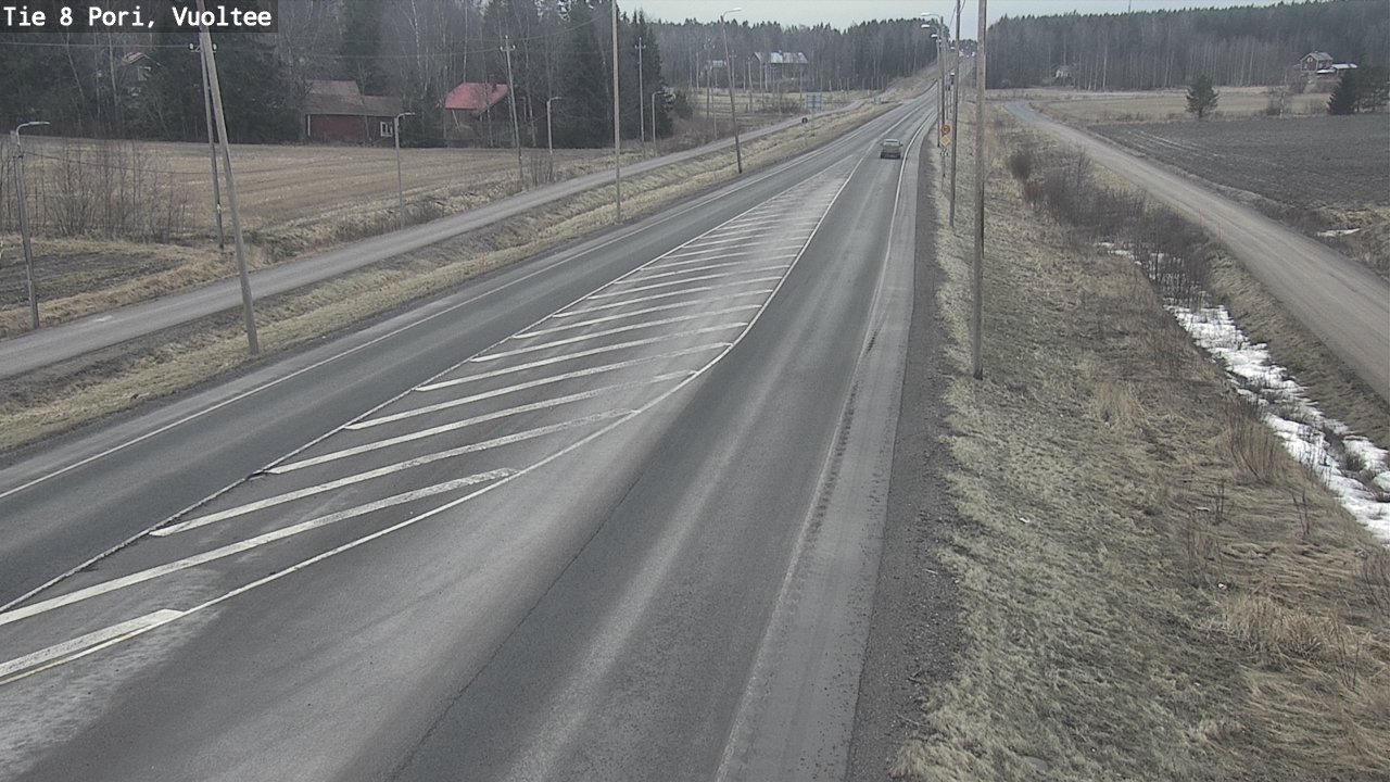 Weather Camera Image Väg 8 Björneborg, Vuoltee, Pori, Satakunta
