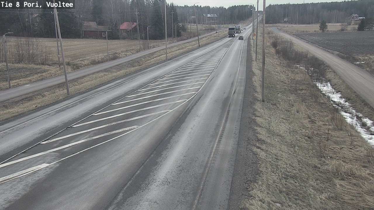 Weather Camera Image Väg 8 Björneborg, Vuoltee, Pori, Satakunta