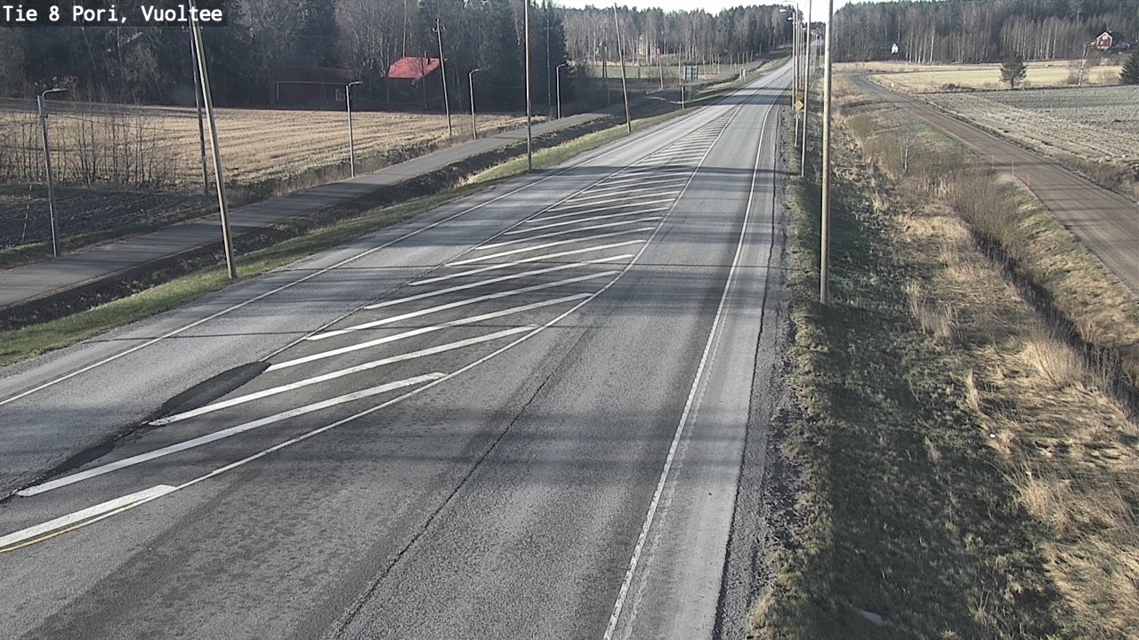 Kelikamerat Kuva Tie 8 Pori, Vuoltee, Pori, Satakunta