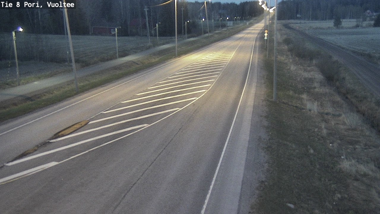 Weather Camera Image Väg 8 Björneborg, Vuoltee, Pori, Satakunta