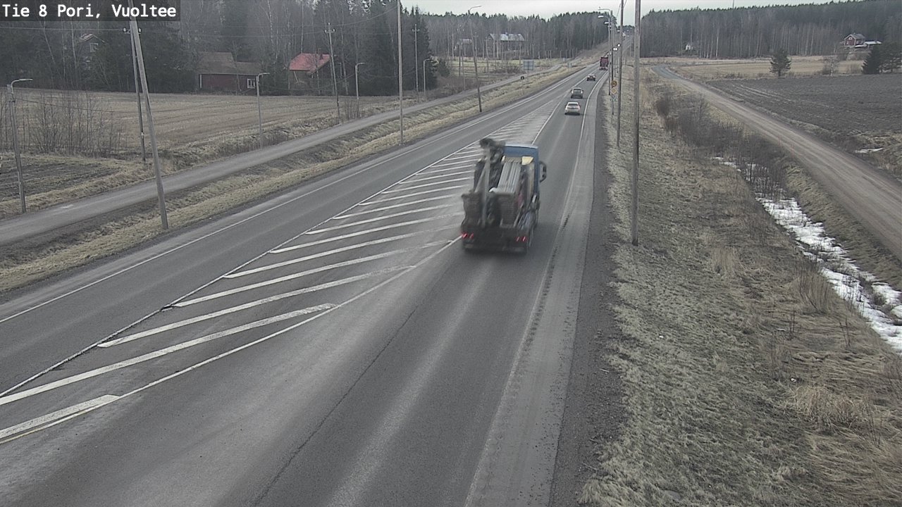 Kelikamerat Kuva Tie 8 Pori, Vuoltee, Pori, Satakunta