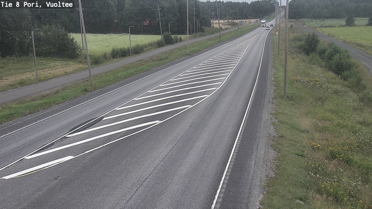 Weather Camera Image Road 8 Pori, Vuoltee, Pori, Satakunta