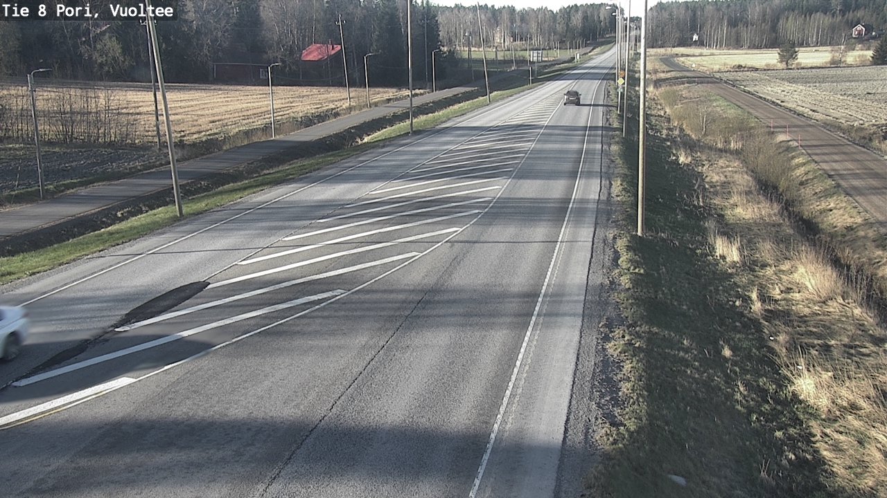 Weather Camera Image Road 8 Pori, Vuoltee, Pori, Satakunta