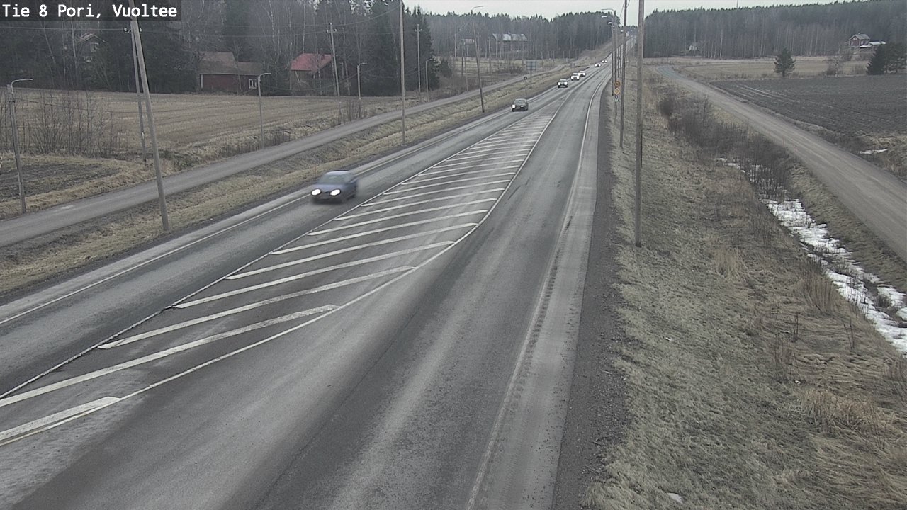 Weather Camera Image Road 8 Pori, Vuoltee, Pori, Satakunta
