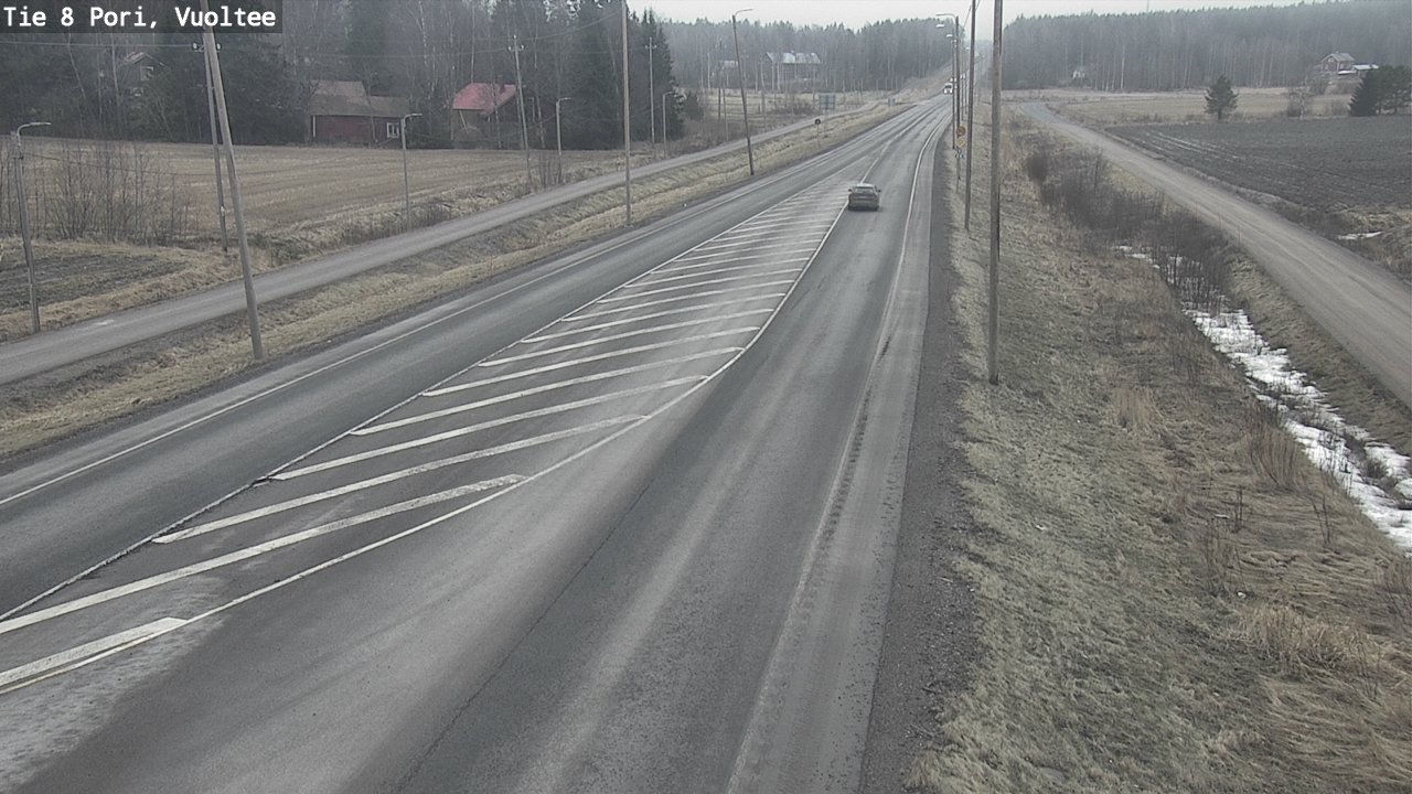 Weather Camera Image Väg 8 Björneborg, Vuoltee, Pori, Satakunta
