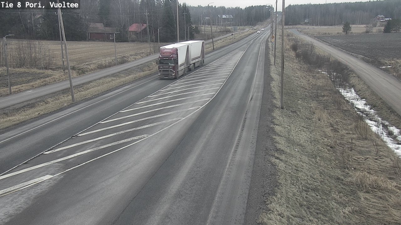 Weather Camera Image Väg 8 Björneborg, Vuoltee, Pori, Satakunta